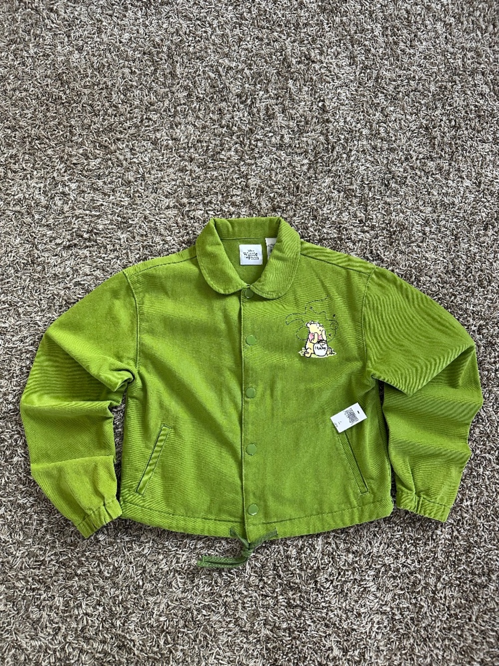Disney Winnie the Pooh Green Jacket